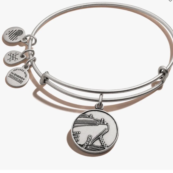 Alex and Ani Cruise Ship Charm Bangle - Picture 1 of 2
